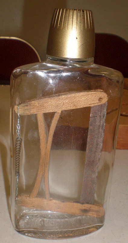 Marshall Field saw in bottle