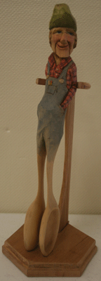 carved musical spoons