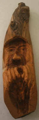 carved face