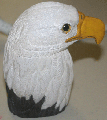 carved eagle