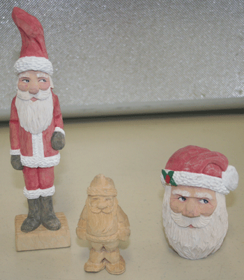 carved santas