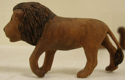 carved lion