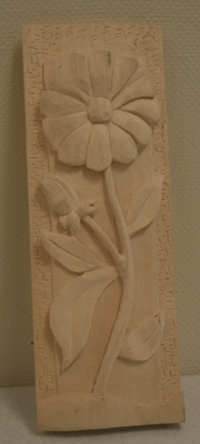 flower plaque
