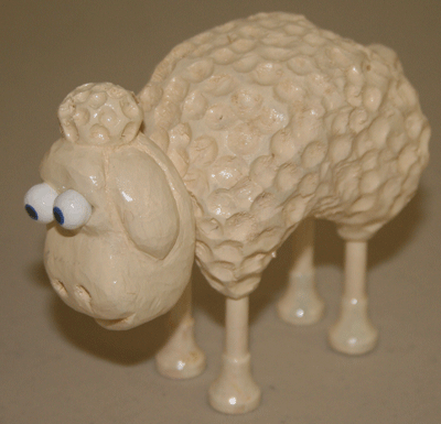 carved sheep