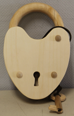 wood lock