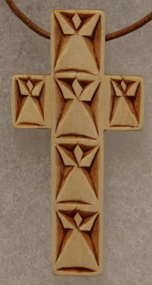 chip carved cross