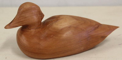carved duck