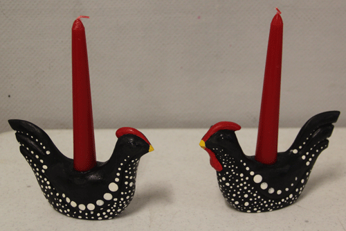 ale hen candle stick