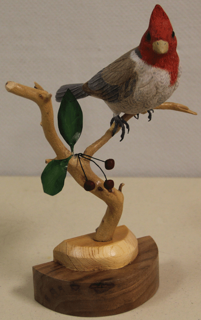 red crested cardinal