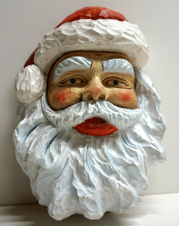 santa carving